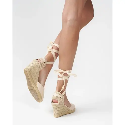 Soludos  The Marseille Wedge La Concha Ivory