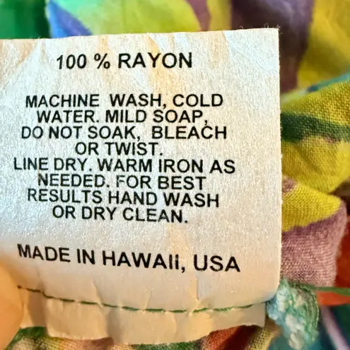 Jams World Ci Ci Dress Volare Sleeveless Tropical Floral Bright Beachy US Made S