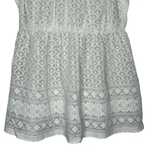 Melissa Odabash Michelle Off The Shoulder Embroidered Mini Dress White