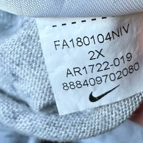 Nike  Camo Full Zip Hoodie Light Grey Sz 2X