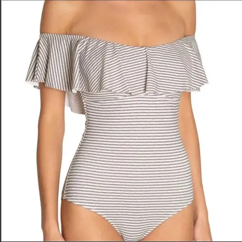 Eberjay Eberjey X Revolve Margarita One Piece In Sea Stripe NWT Size Medium - Image 9