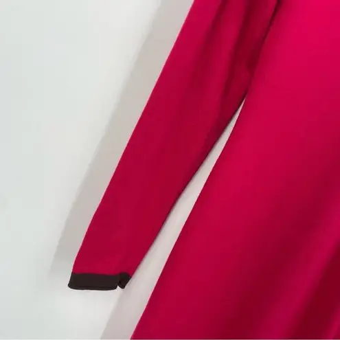 Title Nine  Salt‎ Sweater Dress Size Small Floral Print Knit Pink Brown