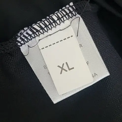 Black with Tie Dye Side Tie Swim Shorts NWOT Size XL