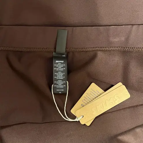 SKIMS Chocolate Brown Top & Swim Skirt Set - New - Size 4X (26)