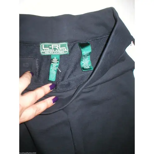 NWT $120 New Womens Lauren Active Ralph Blue Navy White Top Pants Black S Lot 2