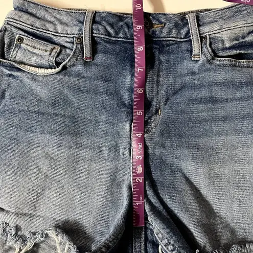 Idyllwind Light Medium Wash Blue Mid-Rise Cutoff Jean Shorts Size 2 GUC