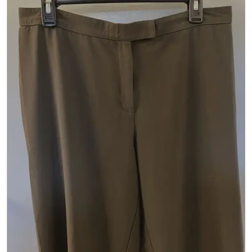 Sag Harbor Stretch Petite Womens Dark Green Dress Pants Size 14P
