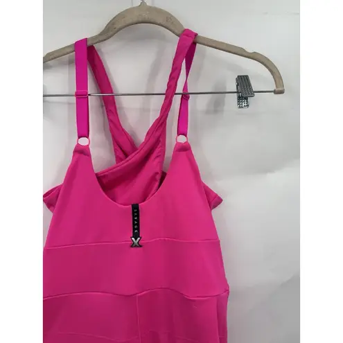 Savage X Fenty Poppin Pink Hotline Jumpsuit Women 1X Pink Athleisure Sexy Preppy