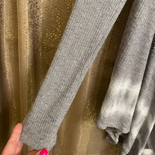 Vocal Gray Long Sleeve Rhinestone Sweater M/L