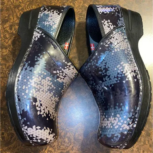 Sanita The Original Danish Clogs in Geometric Print