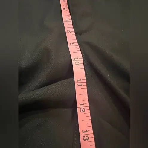 WIT AND WISDOM Black Trousers straight leg cropped size 10 NWOT