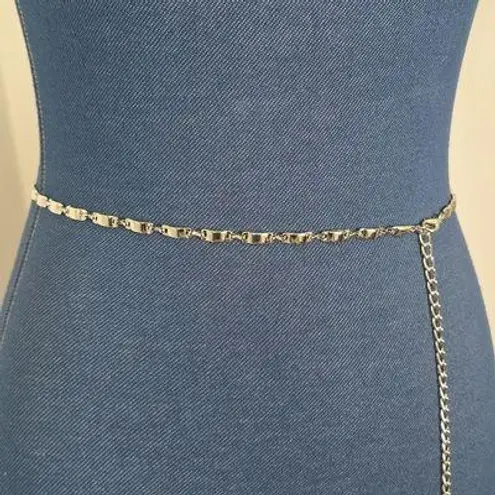 Boutique Thin Silver Waist Chain Belt