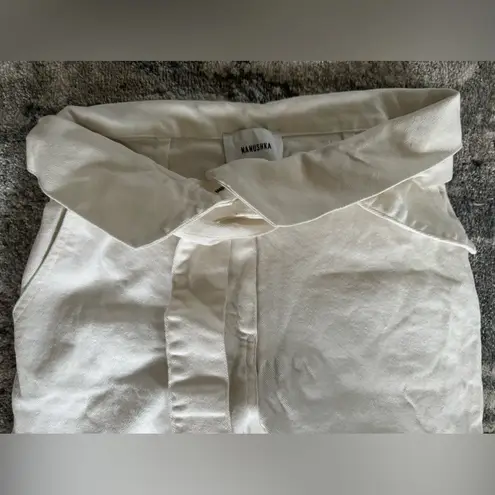 NANUSHKA White Paper Bag Pants