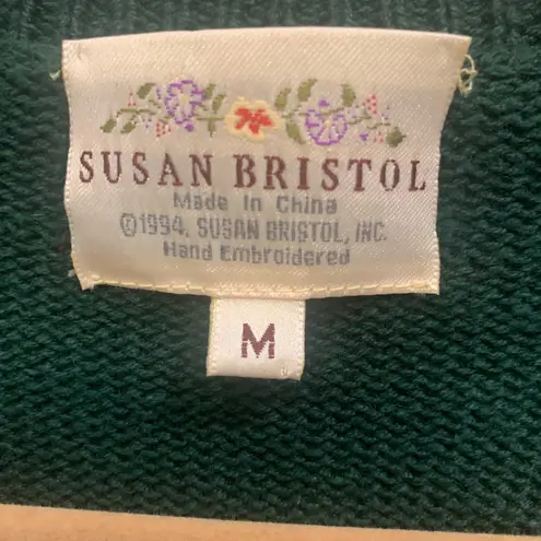 Susan Bristol Vintage “Noah’s Ark” Theme Medium Knit Sweater. 2750
