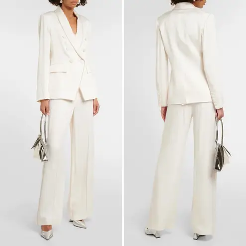 Veronica Beard NWOT Jagger Dickey Crystal-embellished Satin-crepe Blazer Size 12