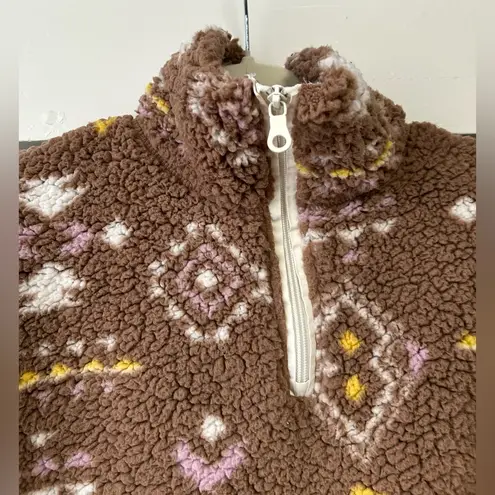 Love Tree  Brown Patterned Women's Sweater size M - Image 4