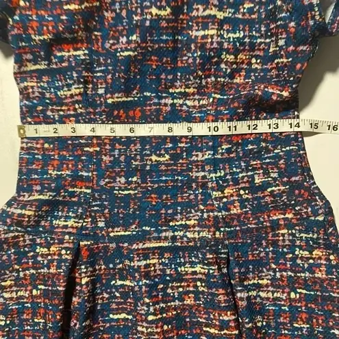 Plenty By Tracy Reese Plenty Tracy Reece Multicolor Short Sleeve Drop Waist A-Line Dress Size 2 Color