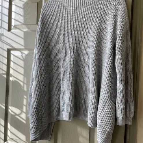 Jennifer Lopez  Light Gray Lace-Up Cardigan