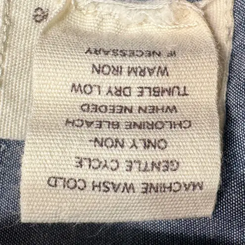 Andrea Jovine Women’s XL Oversized Chambray Long Sleeve Tunic with Pockets