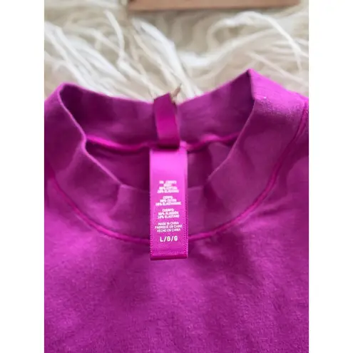 SKIMS Cotton Jersey Mock Neck Tank Lollipop Size Large