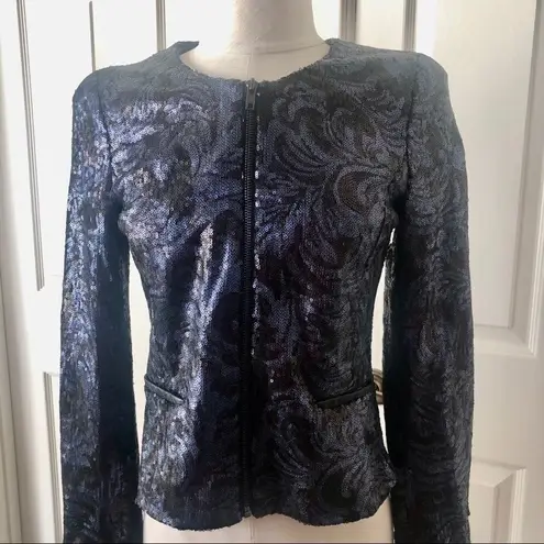 joe's jeans Joe’s Jeans sequin opale jacket w/ faux leather S