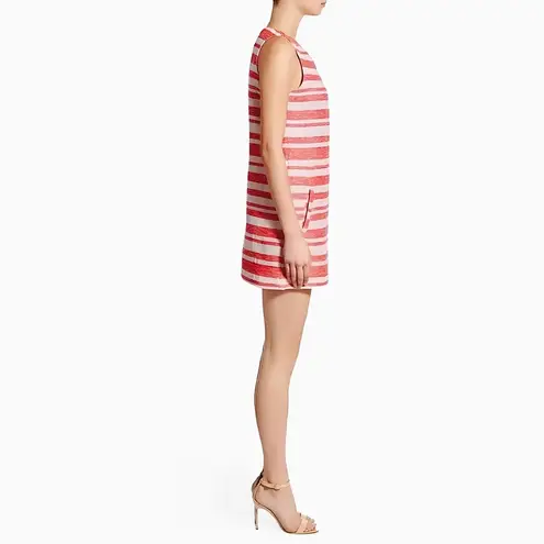 Cupcakes and Cashmere Red White Striped Sleeveless Athena Dress Size S