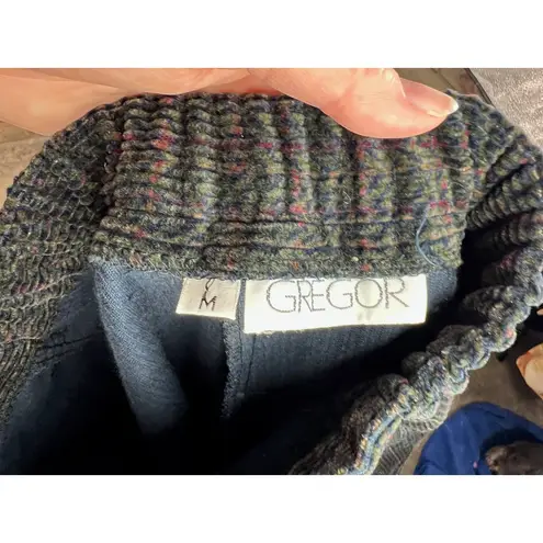 Pants corduroy pleat front brown red green NWT Gray Size M