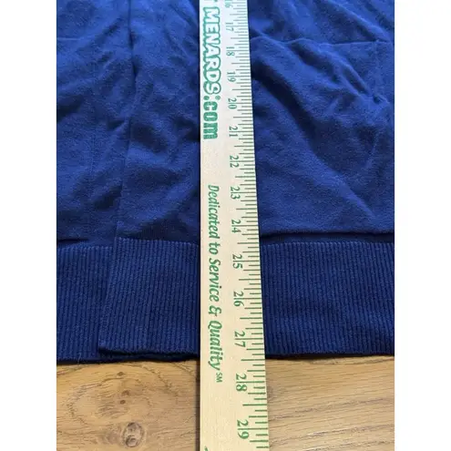 Lands End Cardigan Size Small Multicolor Colorblock Stripe Open Top Preppy City