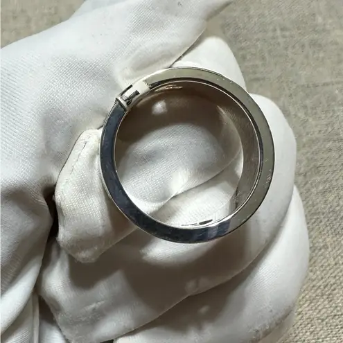 Gucci New  Sterling Silver 925 Logo Cutout Ring - Authentic G Logo Ring/6.75