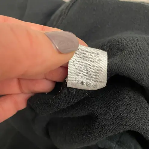 Bold Spirit Black w/White Stripe Pull On Elastic Waist Capri Leggings Size Small