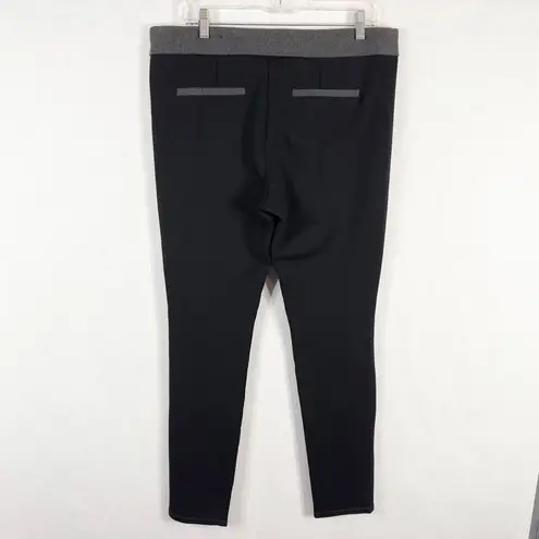 D. Jeans Sz 14 Pants Color Block Illusion Gray Black Skinny Stretch Trousers 869