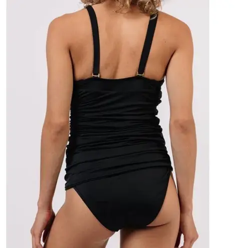 We Are HAH  It Suits U 1 Piece Black Convertible Swim Dress Size Small NWT