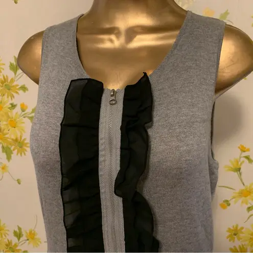 Twelve By Twelve Fit and Flare Tiered Cashmere Feel Skater Dress Medium