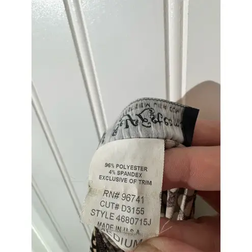 Self Esteem Y2K Strapless Babydoll Brown Polka Dot Empire Waist Tube Top M