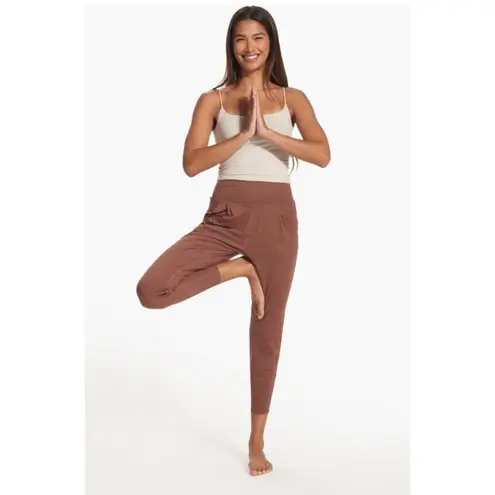 Vuori Lux At Ease Harem Pant Size XS Heathered Brown Tapered Casual Lounge Basic