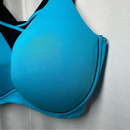 Livi Active Sport Bra 44DDD Bright Blue Convertible Strap Molded No Wire Workout Size undefined
