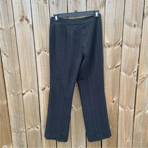 Tahari Dark Gray Pin Striped Woman’s Two Piece Suit Size 8