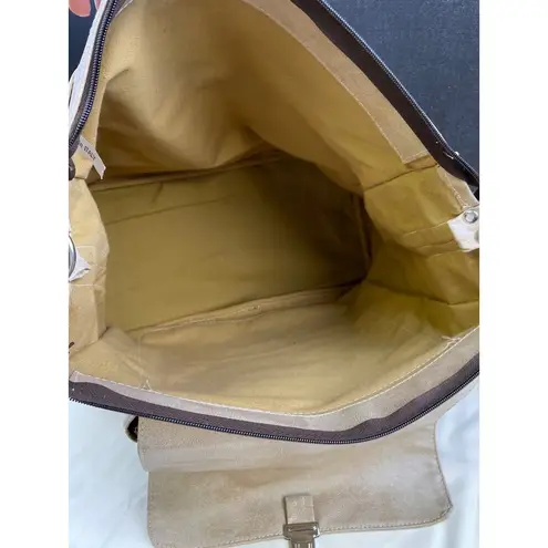 Nuccio Bentory Unisex Beige Travel Bag/Carry on bag SKU 5081