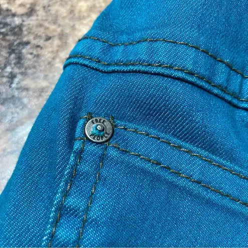 Free People  Teal Light Weight Jeans