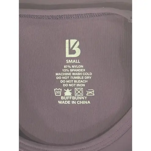 Buff Bunny Small Purple Cropped Tank Top