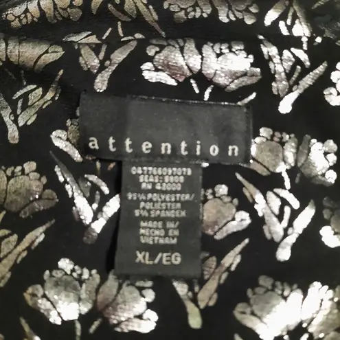 Attention Floral Blouse Size XL