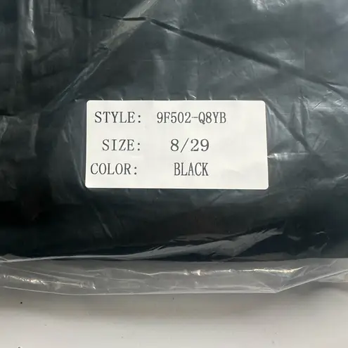 Tractr Women’s High Rise Flare Slim Fit Jeans Black Velvet Size 8 NWT