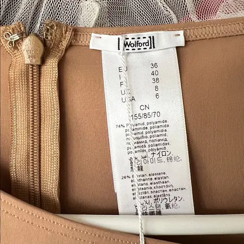 Wolford Warm Up Jumpsuit Size 36 / XS New With Tags Almond Tan