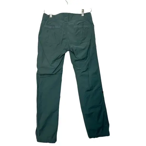 Marmot Utility Roll-Up Pant Women 4 Green Hiking Stretch Outdoor Quik Dry