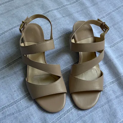 Alex Marie NWOT Nude Strappy Sandals