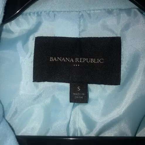 Banana Republic  Baby Blue Pea Coat