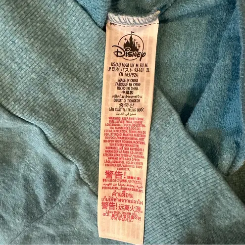 Disney Joey Chou  Parks Mickey Mouse Castle Train Blue Zip Up Hoodie - Women's M