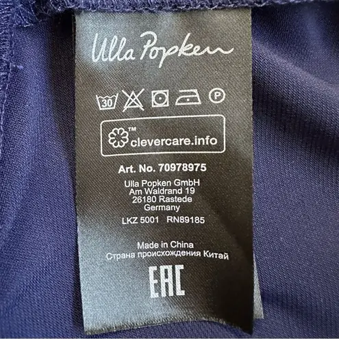 Ulla Popken Blue Stretch Pull On Midi Skirt Size undefined