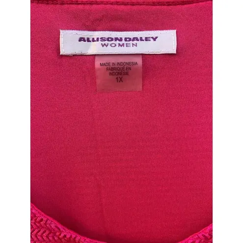 Allison Daley Women's Casual Set Cardigan & Tank Top Size 2X