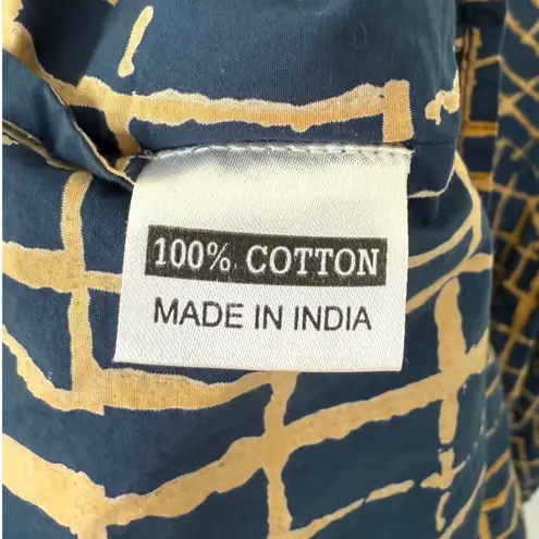 Tuckernuck Olivia James the Label Waverly Dress Size L Mini Of The Grid Might Blue Size L